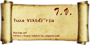 Tuza Viktória névjegykártya
